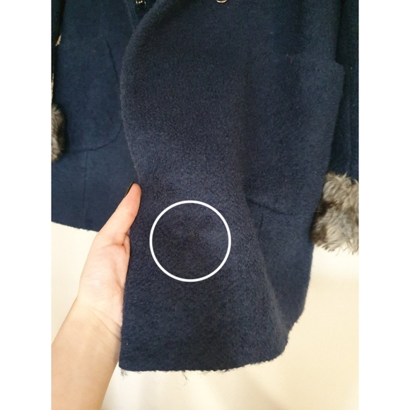 Apt.9  Double Breasted Winter Jacket, Oversized Pea Coat, Small - Picture 15 of 16